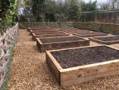 Raised Vegetable Beds - Completed Raised Planting Beds
