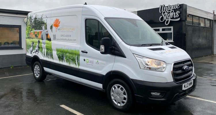 New Signwritten Van on the road